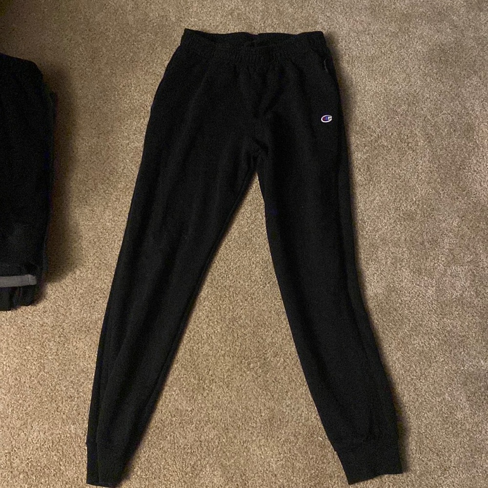Champion Men’s Black Sweatpants (L)